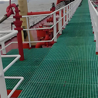 FRP grating boat deck