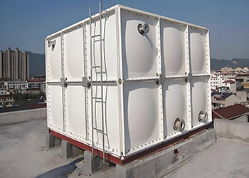 What is the life expectancy of a FRP water tank?